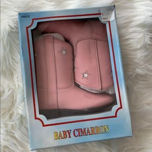 Baby Cimmaron Toddler Cowgirl Boots Pink 5